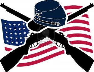 14644125-american-civil-war-union-stencil